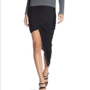 Helmut Lang Asymmetric Wrap Skirt